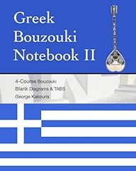 Greek bouzouki notebook for sale  Delivered anywhere in Ireland