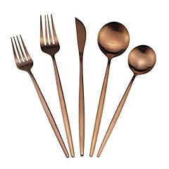 Matte copper silverware for sale  Delivered anywhere in USA 