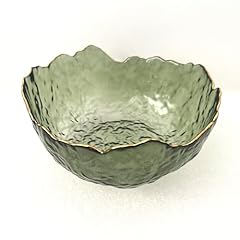 Green glass bowl for sale  Delivered anywhere in UK