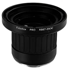 Fotodiox Pro Lens Mount Adapter - Mamiya RB67 Mount SLR Lens to Sony Alpha A-Mount (and Minolta AF) Mount SLR Camera Body with Built-in Focusing Helicoid, Black (RB67-SnyA-Pro) for sale  Delivered anywhere in Canada