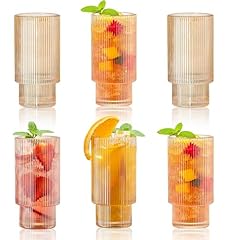Megarte ribbed glassware for sale  Delivered anywhere in USA 