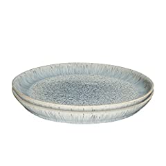 Denby Halo Speckle Coupe Dinner Plate Set of 2 Grey,199048405 for sale  Delivered anywhere in UK