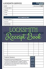 Locksmith receipt book for sale  Delivered anywhere in USA 