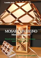 Mosaico legno manuale usato  Spedito ovunque in Italia 