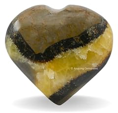 Septarian crystal heart for sale  Delivered anywhere in USA 