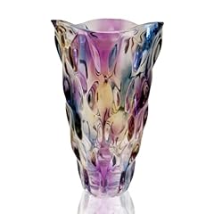 Colorful vase crystal for sale  Delivered anywhere in UK