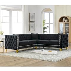 Velvet shaped sofa for sale  Delivered anywhere in USA 