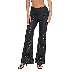 Women sequin flare for sale  Delivered anywhere in UK
