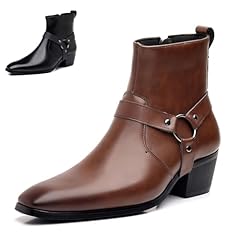 Men leather chunky for sale  Delivered anywhere in USA 