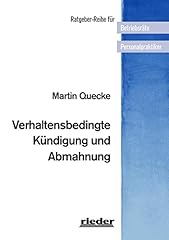 Verhaltensbedingte kündigung  gebraucht kaufen  Wird an jeden Ort in Deutschland