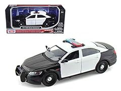 Ford Police Interceptor Concept Car Unmarked Black/White 1/24 Diecast Model Car by Motormax 76925, used for sale  Delivered anywhere in Canada