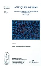 Antiquus oriens mélanges d'occasion  Livré partout en France