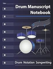Drum manuscript notebook for sale  Delivered anywhere in USA 