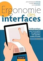 Ergonomie interfaces guide d'occasion  Livré partout en France