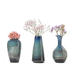 Ceramic Flower Vases Set of 3, Special Design Style for sale  Delivered anywhere in USA 