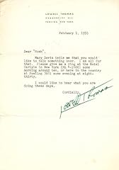 Lowell thomas typed for sale  Delivered anywhere in USA 