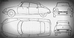 Citroen ds21 blueprint for sale  Delivered anywhere in Ireland