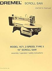 Dremel 1671 scroll for sale  Delivered anywhere in USA 