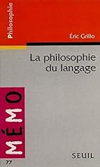 Philosophie langage d'occasion  Livré partout en France