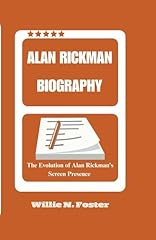 Alan rickman biography for sale  Delivered anywhere in UK