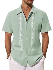 Mens cuban guayabera for sale  Delivered anywhere in USA 