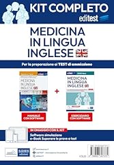 Test medicina inglese usato  Spedito ovunque in Italia 