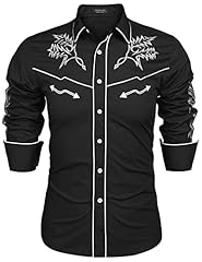 Coofandy mens western for sale  Delivered anywhere in USA 