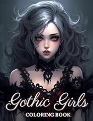 Gothic girls coloring for sale  Delivered anywhere in UK