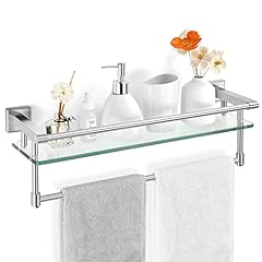 Bathroom glass shelf for sale  Delivered anywhere in UK