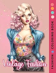 Vintage fashion coloring d'occasion  Livré partout en France