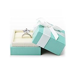 Oirlv Velvet Ring Box Bow-knot Wedding Jewelry Packaging, used for sale  Delivered anywhere in USA 