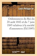 Ordonnances roi août d'occasion  Livré partout en France