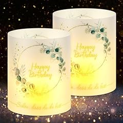 Windlicht tischdeko geburtstag gebraucht kaufen  Wird an jeden Ort in Deutschland