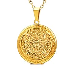 Pendant locket gold for sale  Delivered anywhere in UK
