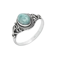 Larimar stone ring for sale  Delivered anywhere in USA 
