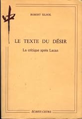 Texte desir critique d'occasion  Livré partout en France