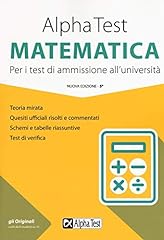 Alpha test matematica. usato  Spedito ovunque in Italia 
