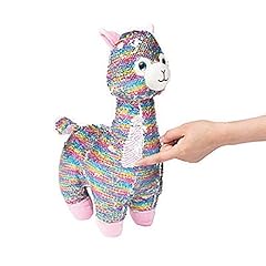 Funexpress 16" Flipping Sequin Stuffed Lilly Llama for sale  Delivered anywhere in Canada