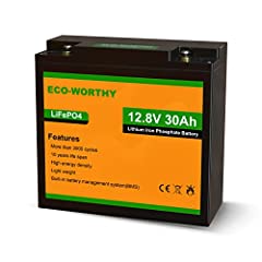 Eco worthy 30ah for sale  Delivered anywhere in UK