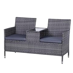 Outsunny seater rattan for sale  Delivered anywhere in UK