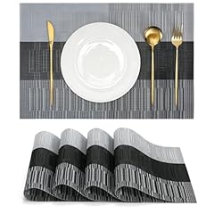 Alchymly black placemats for sale  Delivered anywhere in USA 