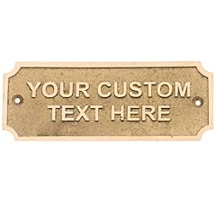 Brass plaque personalized for sale  Delivered anywhere in USA 