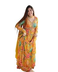 Floral printed anarkali for sale  Delivered anywhere in UK