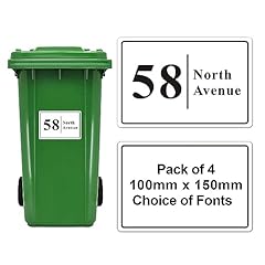 Wheelie bin stickers for sale  Delivered anywhere in UK