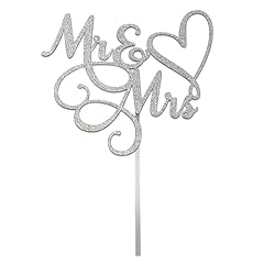Mrs cake topper for sale  Delivered anywhere in UK