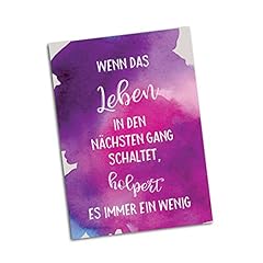 Postkarte spruch leben gebraucht kaufen  Wird an jeden Ort in Deutschland
