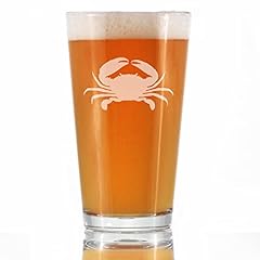 Crab pint glass for sale  Delivered anywhere in USA 