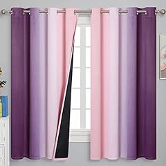Pink purple curtains for sale  Delivered anywhere in USA 