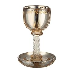 Masoret crystal kiddush for sale  Delivered anywhere in USA 