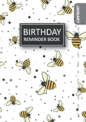 Birthday reminder book for sale  Delivered anywhere in UK